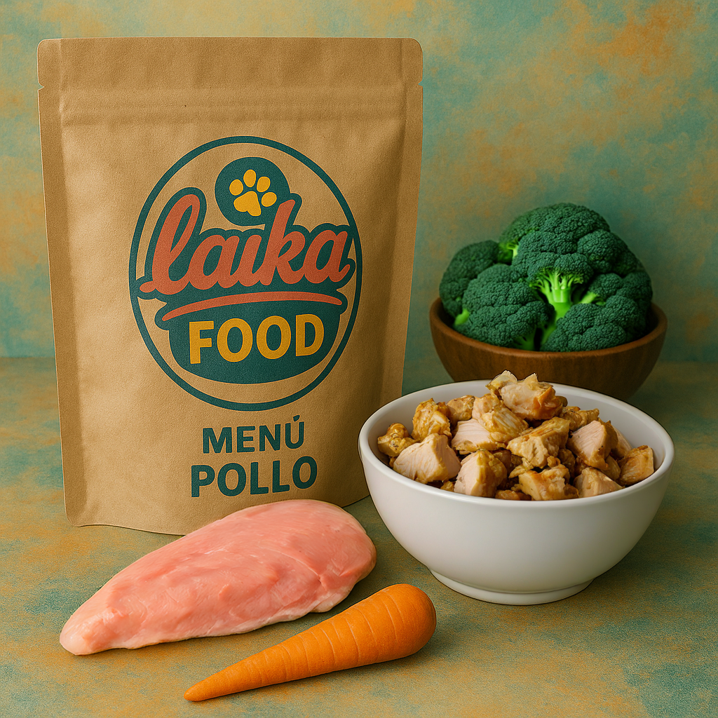 Menú de pollo